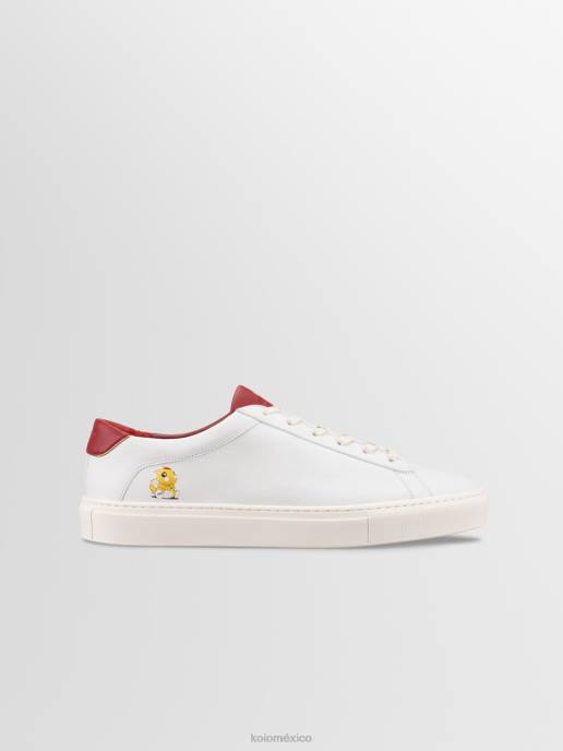 KOIO mujer capri año nuevo lunar blanco zapatos 8JNH137